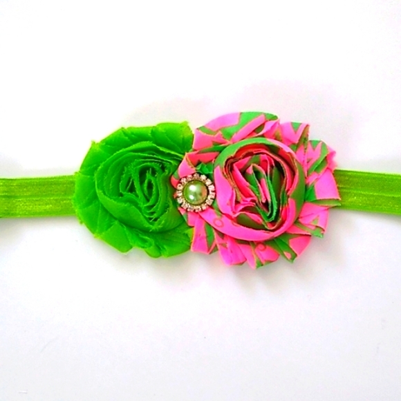 Little Girls Headbands Bundle set of 3, NEW Handmade headbands for little girls - Picture 6 of 6